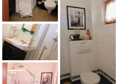 Collage Badezimmer