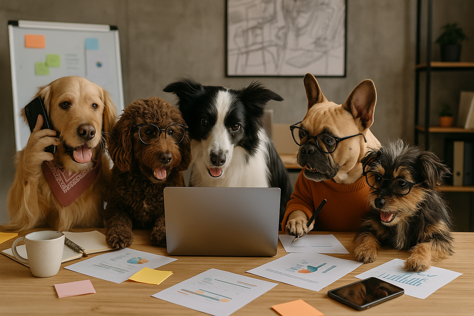 Hunde-Kreativ-Team Kreatives Hunde Agentur Team