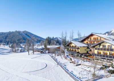 Hotel Almfrieden im WInter